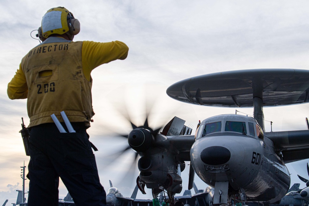 USS Ronald Reagan (CVN 76) conducts flight operations in support of LSE 23
