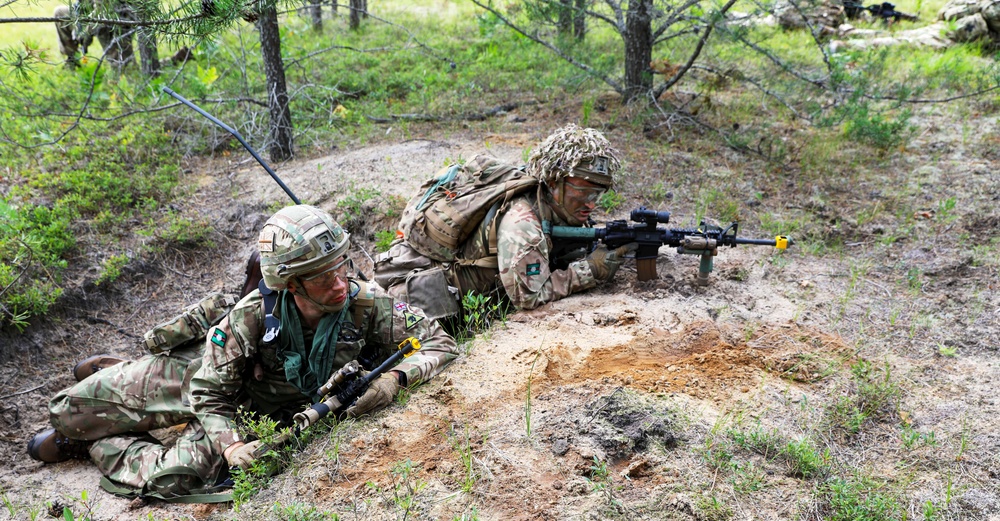 Yorkshire Regiment Trains in Michigan During Exercise Northern Strike 2023