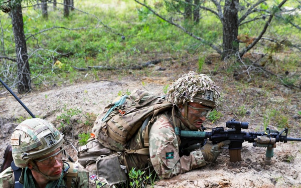 Yorkshire Regiment Trains in Michigan During Exercise Northern Strike 2023