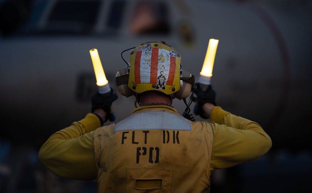 USS Ronald Reagan (CVN 76) conducts flight operations in support of LSE 23