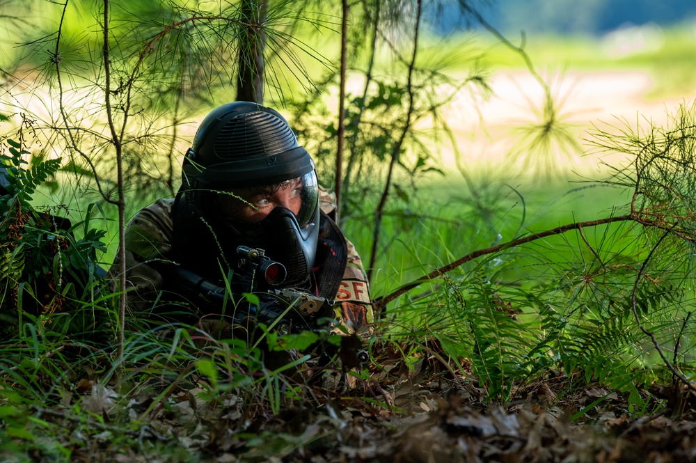 633d SFS participate in an exercise