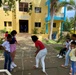 U.S. Coast Guard Cutter Resolute volunteers at an orphanage in the Dominican Republic