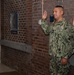 Chief Musicians Christopher Trupe and Jenny Stokes Reenlistment