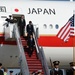 Japan's Prime Minister arrives at Joint Base Andrews