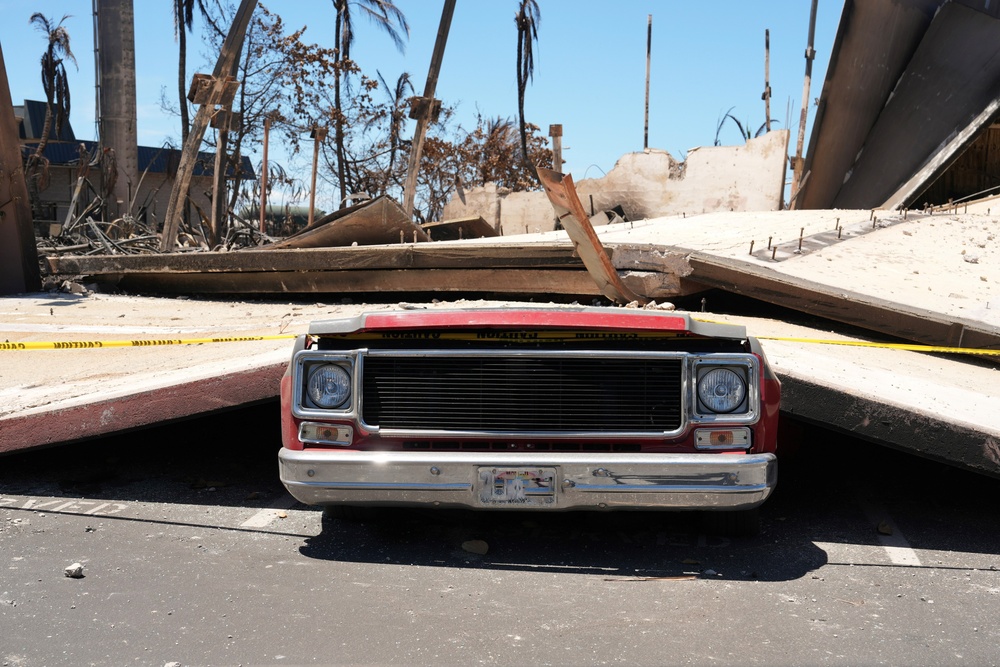 FEMA Surveys Damage from Hawaii Wildfires