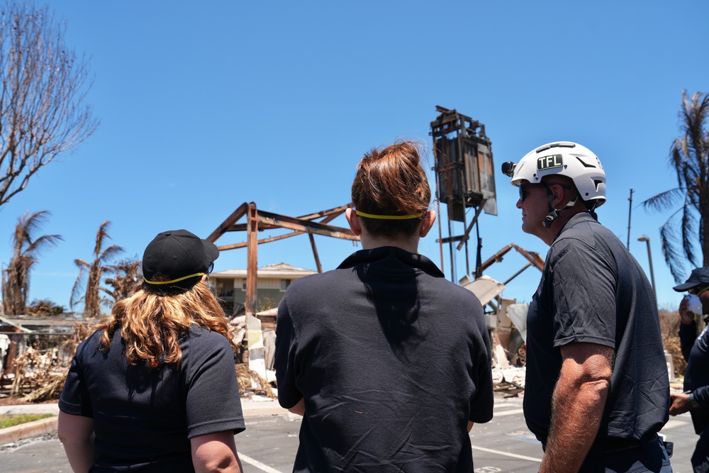 FEMA Associate Administrator Bink Surveys Hawaii Wildfire Damage