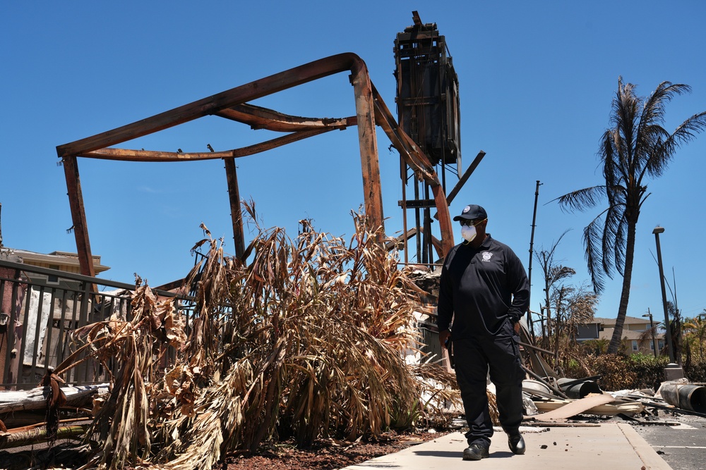 FEMA Surveys Damage from Hawaii Wildfires