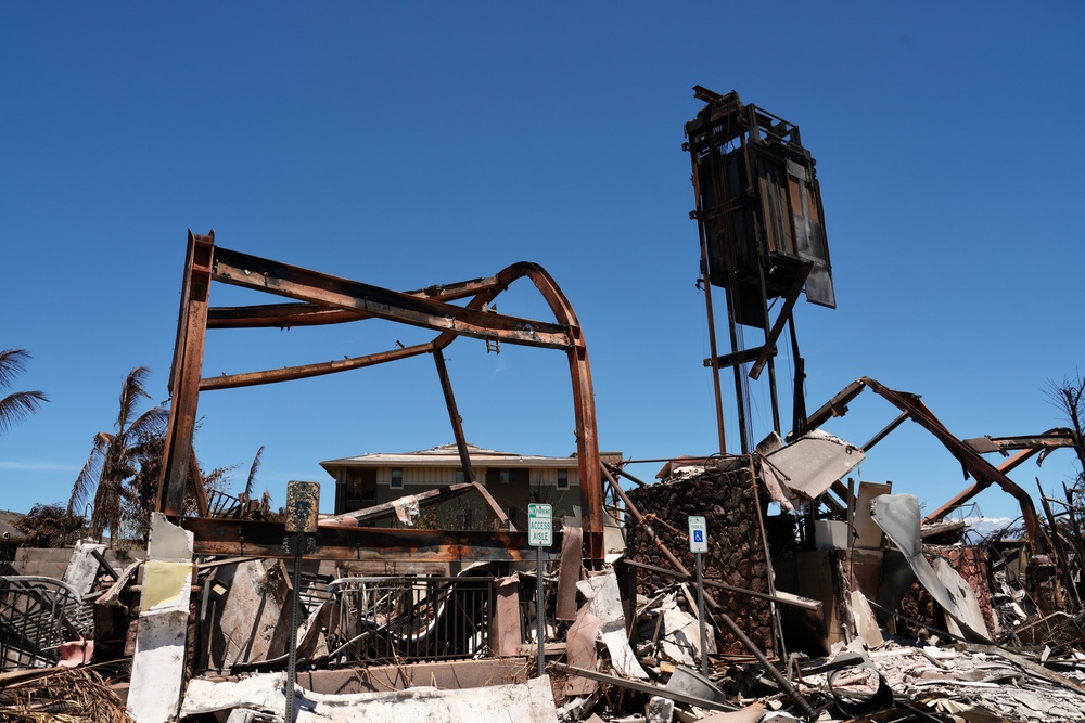 FEMA Surveys Damage from Hawaii Wildfires