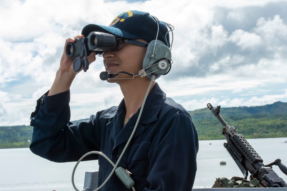 USS Paul Hamilton Guam Port Visit