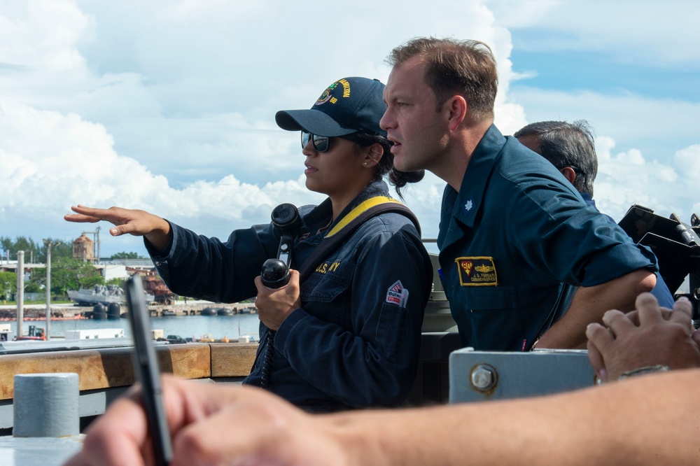 USS Paul Hamilton Guam Port Visit