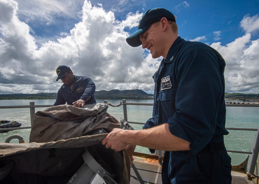 USS Paul Hamilton Guam Port Visit