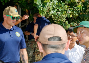 Pacific Partnership 2023 HA/DR Team, DARD Visit Sea Wall