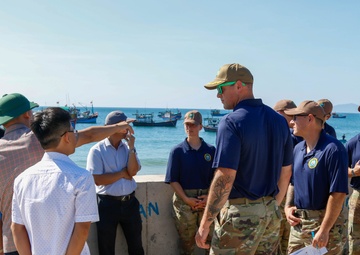 Pacific Partnership 2023 HA/DR Team, DARD Visit Sea Wall