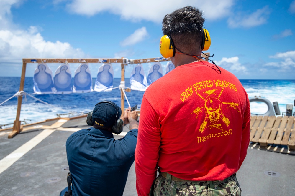 USS Paul Hamilton Gun Shoot