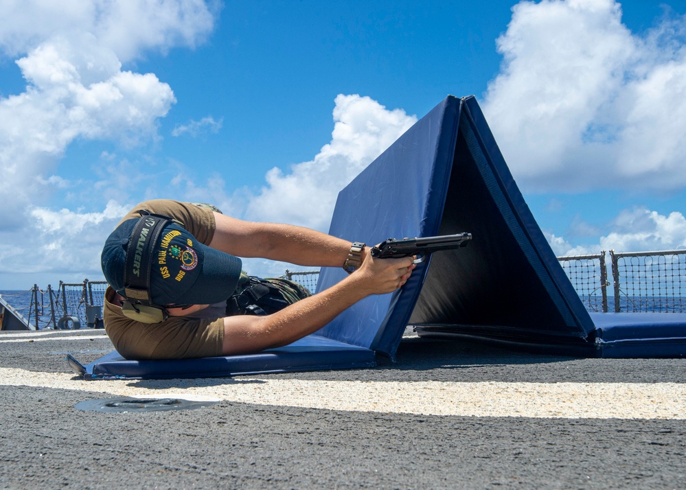 USS Paul Hamilton Gun Shoot