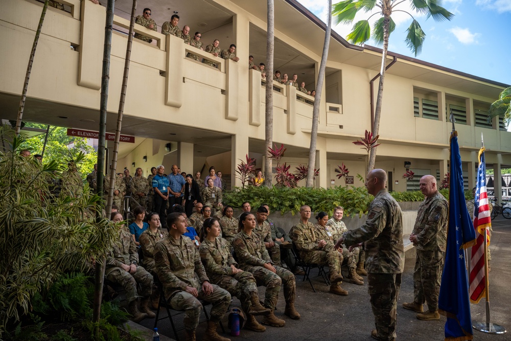 Brig. Gen. Harrell visits 15th MDG