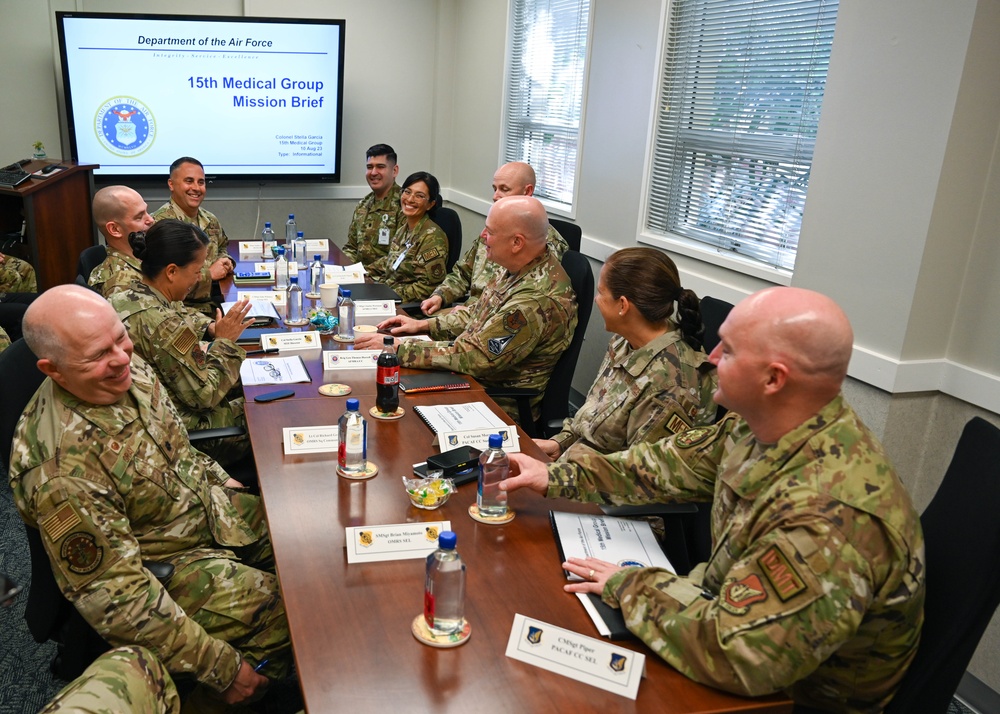 Brig. Gen. Harrell visits 15th MDG