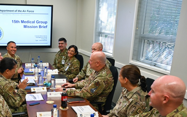 Brig. Gen. Harrell visits 15th MDG