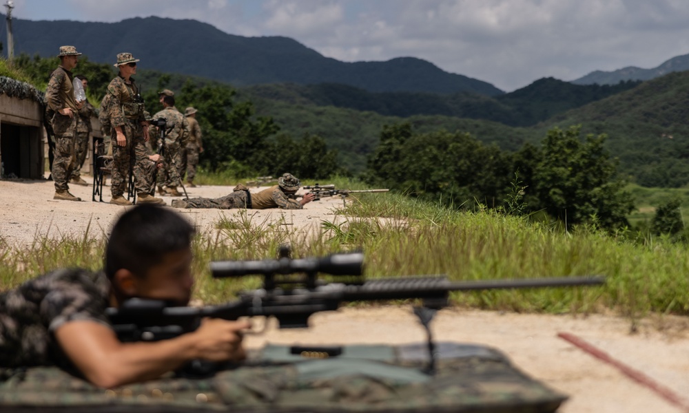 KMEP 23.3: U.S. Marines, ROK Marines conduct Bilateral Sniper Range