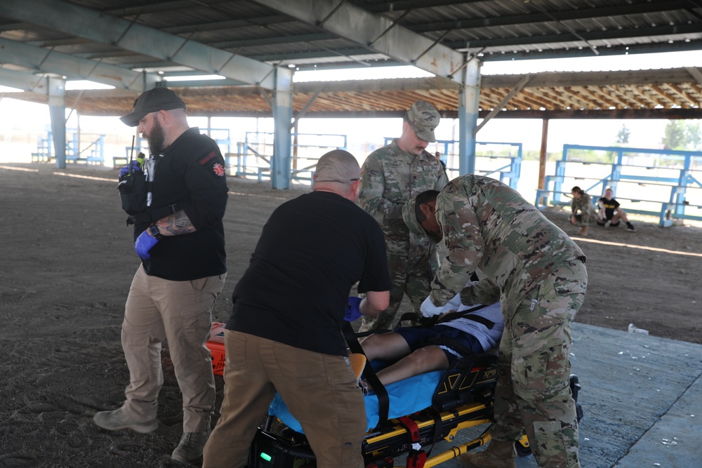 Fort Belknap Reservation EMS training