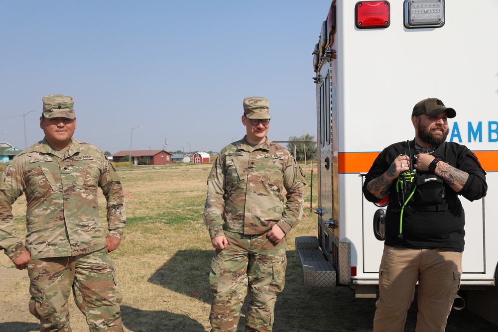 Fort Belknap Reservation EMS training