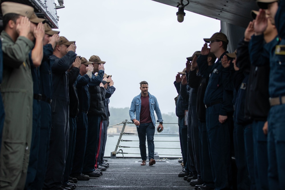 Roosevelt is on a scheduled deployment in the U.S. Naval Forces Europe area of operations, employed by the U.S. Sixth Fleet to defend U.S., allied and partner interests.