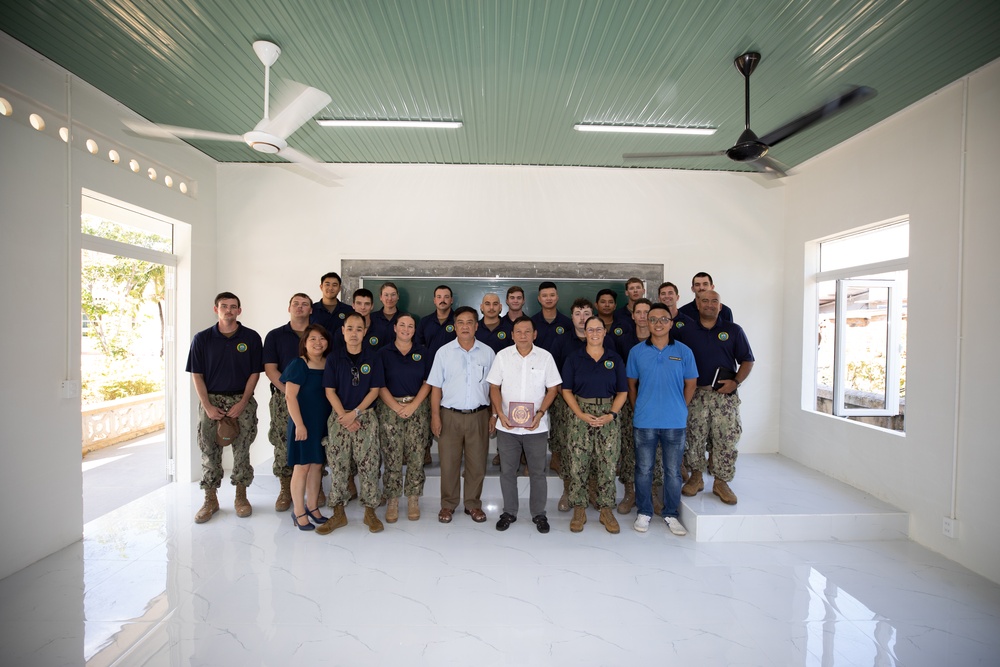 Pacific Partnership 2023 Completes Tran Phu School Classroom Renovation