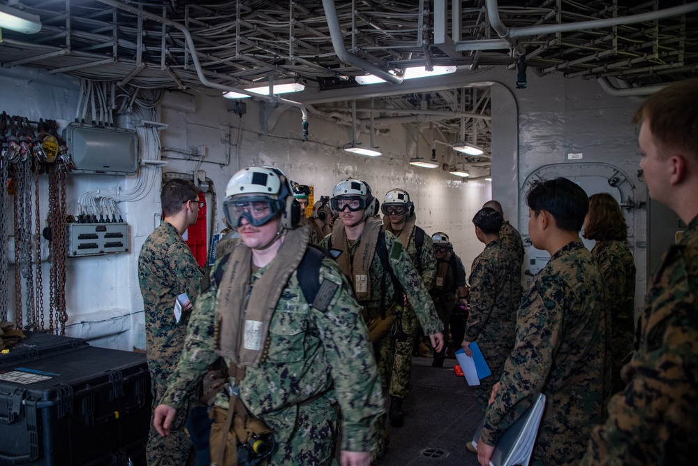 USS America (LHA 6) Conducts Humanitarian Assistance Flight Operations