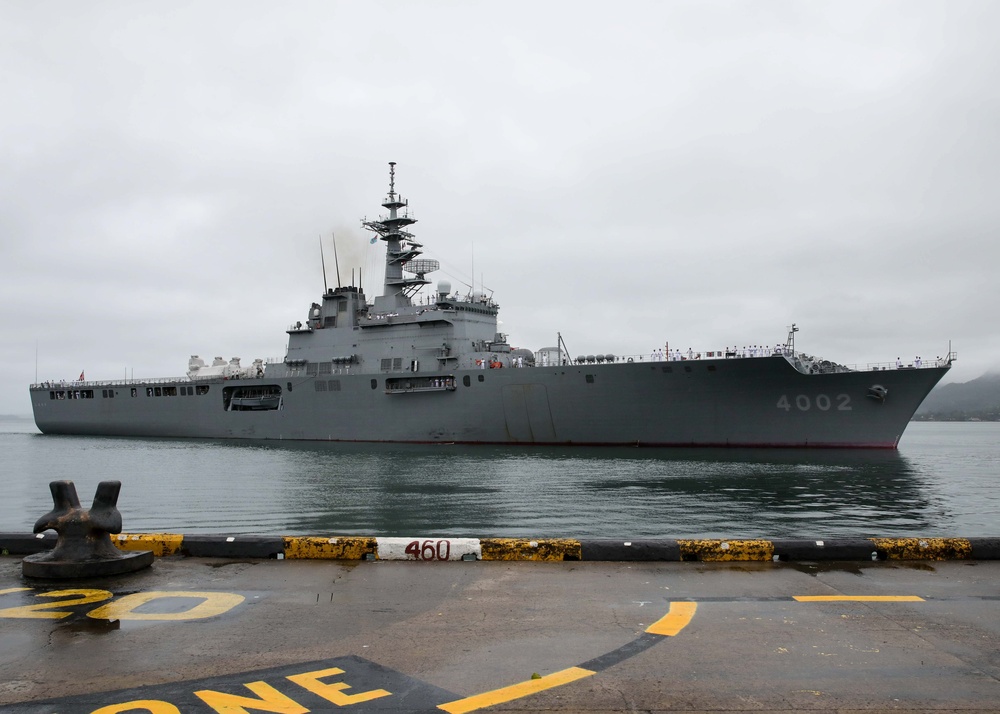 Pacific Partnership 2023: JS Shimokita (LST 4002) Arrives in Fiji