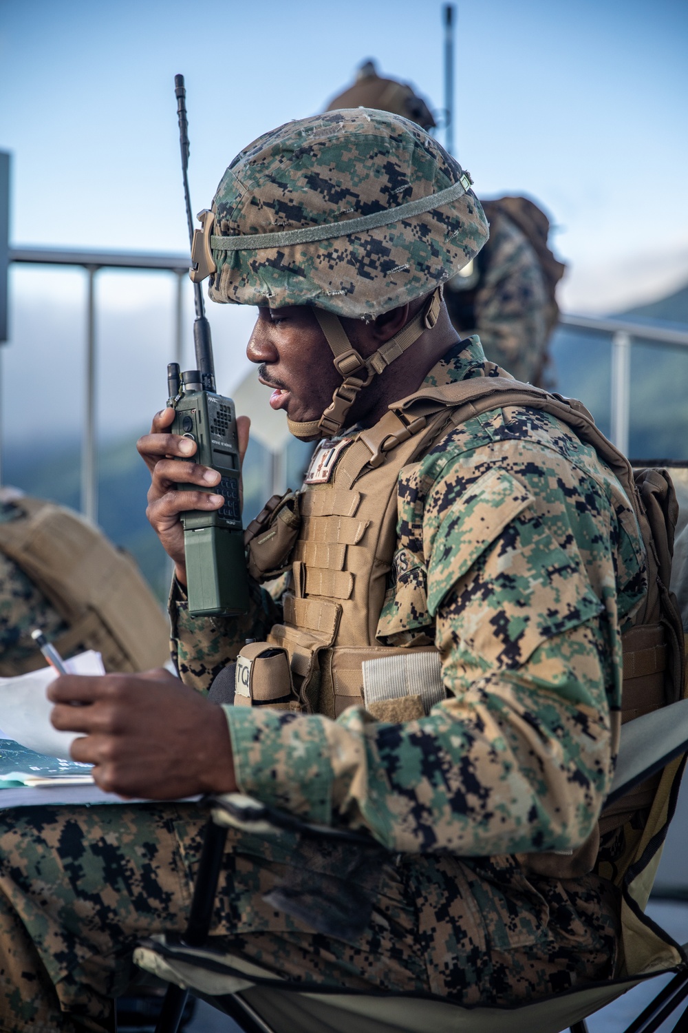 5th ANGLICO and ROK Marines provide close air support during KMEP