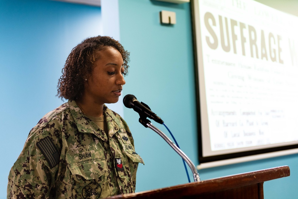 NSA Souda Bay Commemorates Women’s Equality Day