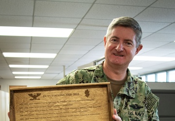 Cherry Point Clinic Bids Fair Winds and Following Seas to Career Navy Nurse