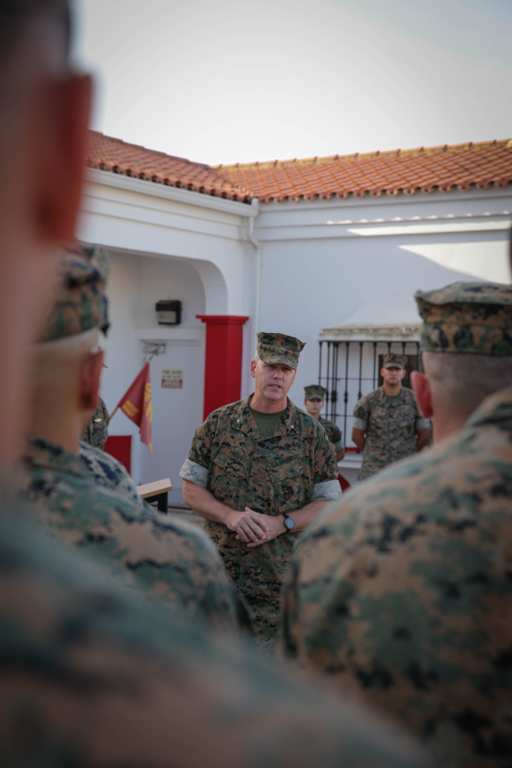 TF 61/2 Commanding General Attends Corporals Course Graduation