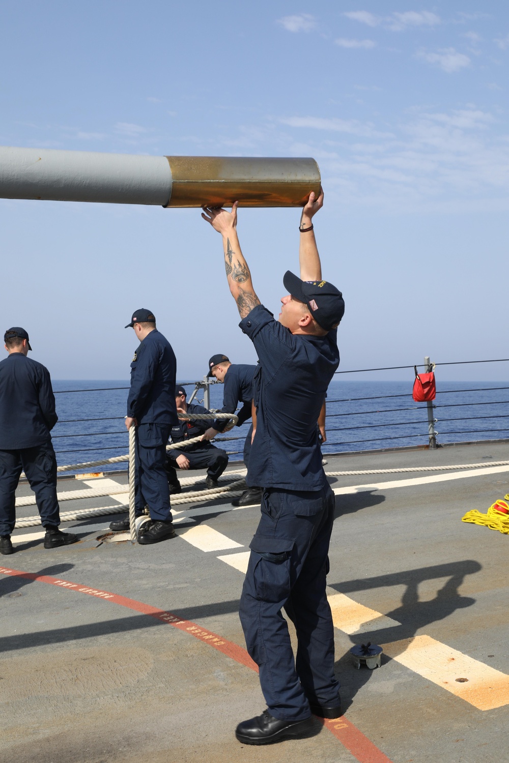 Ramage Sailors Prepare For Port