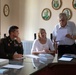 Major Brian Andries meets with Lazise mayor