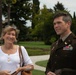 Major Brian Andries meets with Lazise mayor