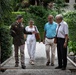 Major Brian Andries meets with Lazise mayor