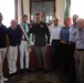 Major Brian Andries meets with Lazise mayor