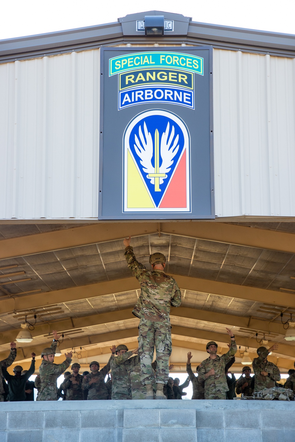 Soldiers all chutes, no ladders in National Airborne Day jump