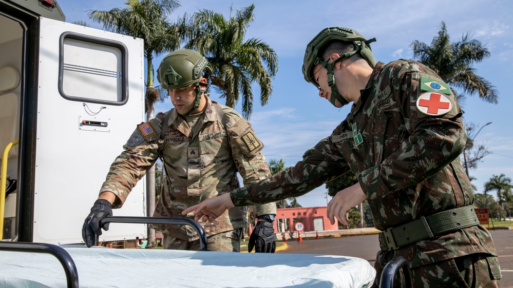 NY National Guard combat medics join humanitarian exercise, Operation Parana III in Brazil