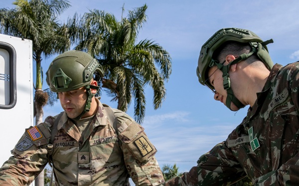 NY National Guard combat medics join humanitarian exercise, Operation Parana III in Brazil