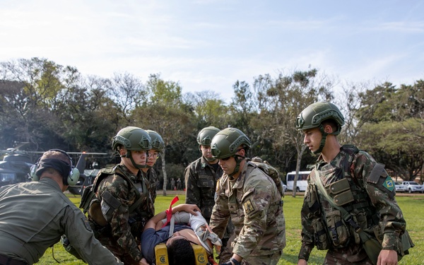 NY National Guard combat medics join humanitarian exercise, Operation Parana III in Brazil