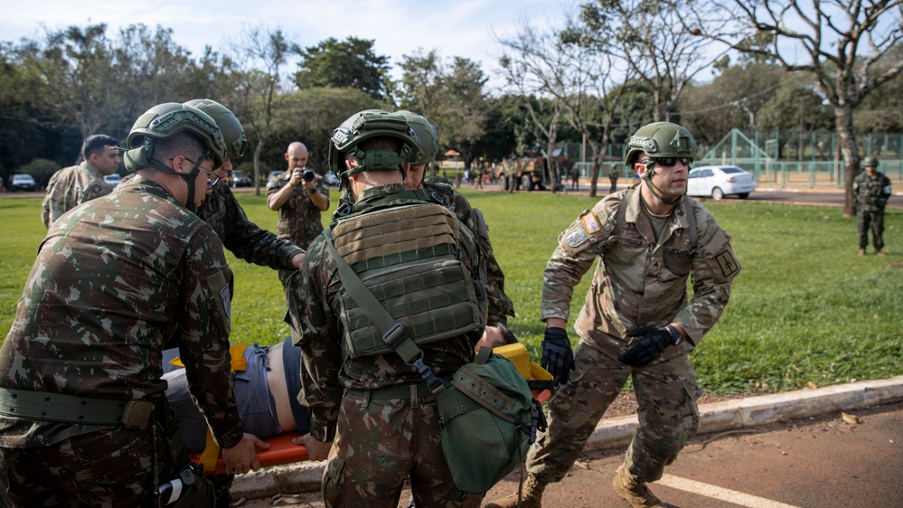 NY National Guard combat medics join humanitarian exercise, Operation Parana III in Brazil