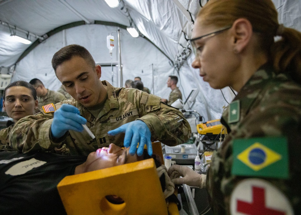 NY National Guard combat medics join humanitarian exercise, Operation Parana III in Brazil