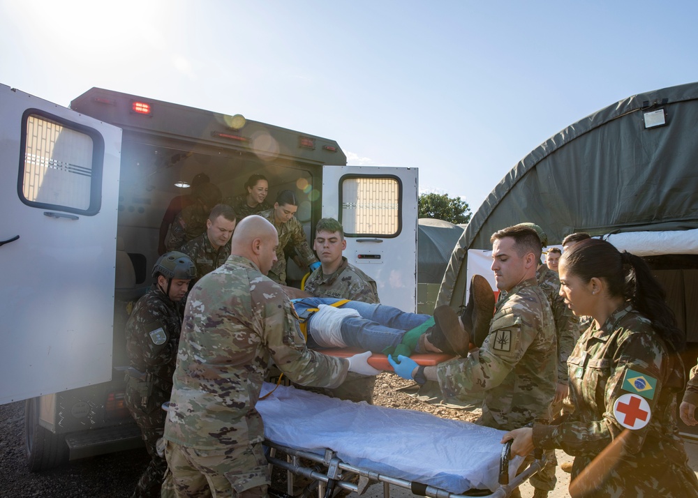 NY National Guard combat medics join humanitarian exercise, Operation Parana III in Brazil