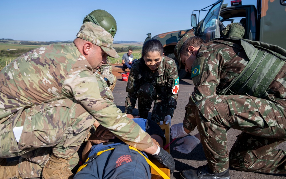 NY National Guard combat medics join humanitarian exercise, Operation Parana III in Brazil