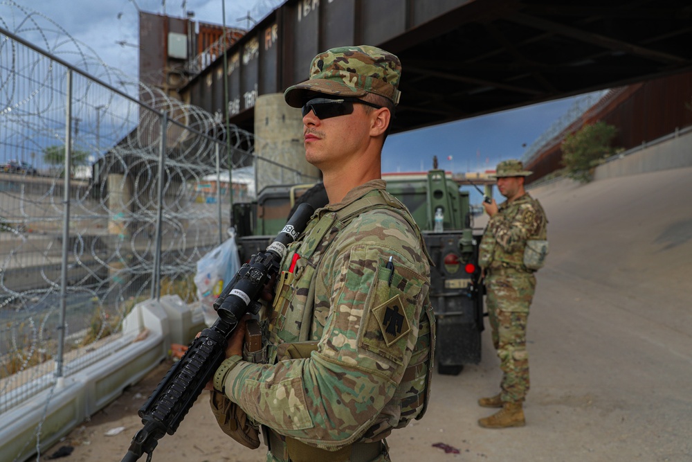 Oklahoma National Guard Patrols Southern Border