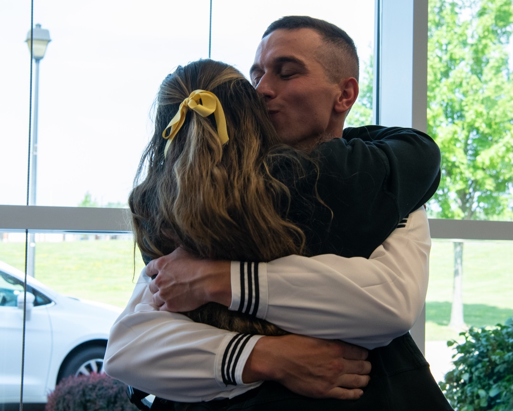 Pass-in-Review at US Navy Recruit Training Command