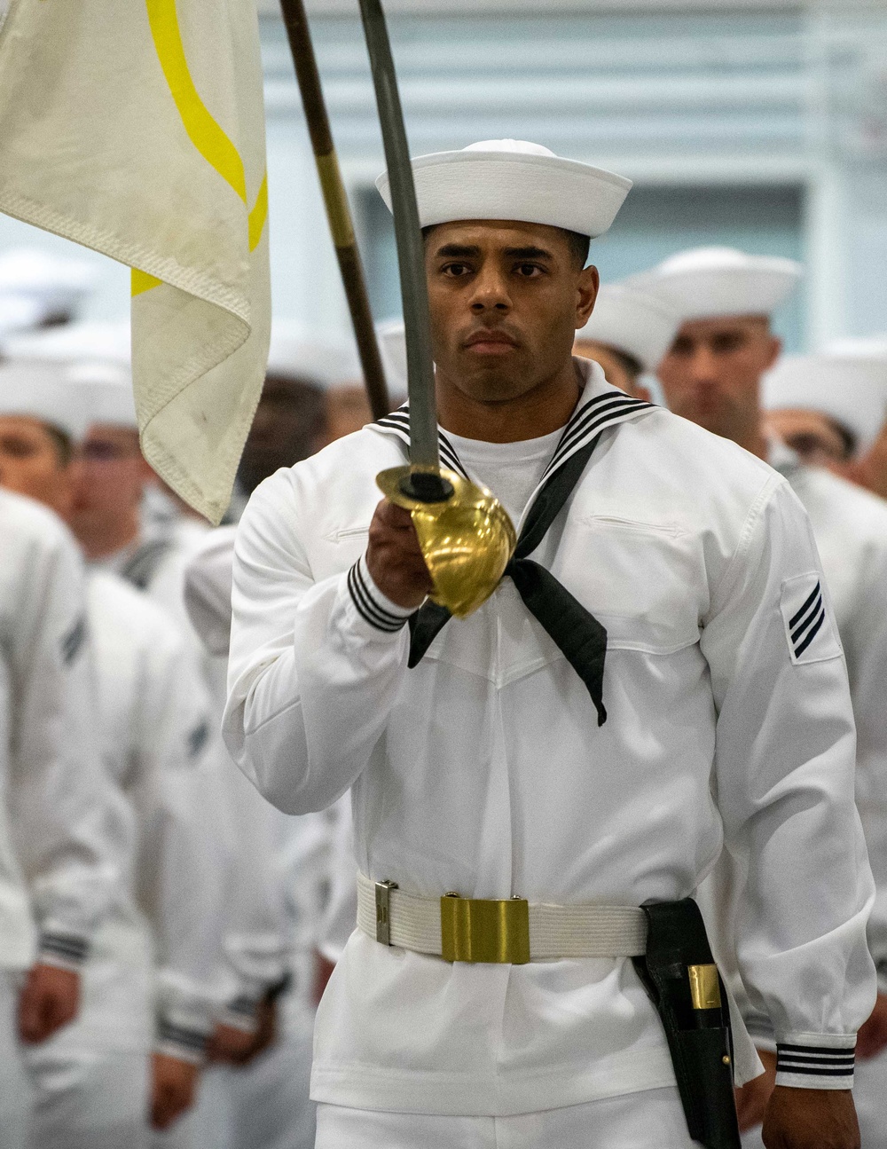 Pass-in-Review at US Navy Recruit Training Command