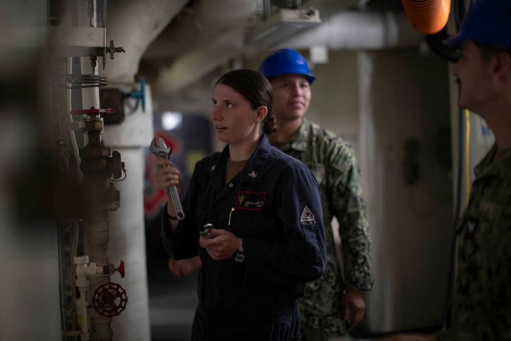 USS Tripoli Maintenance